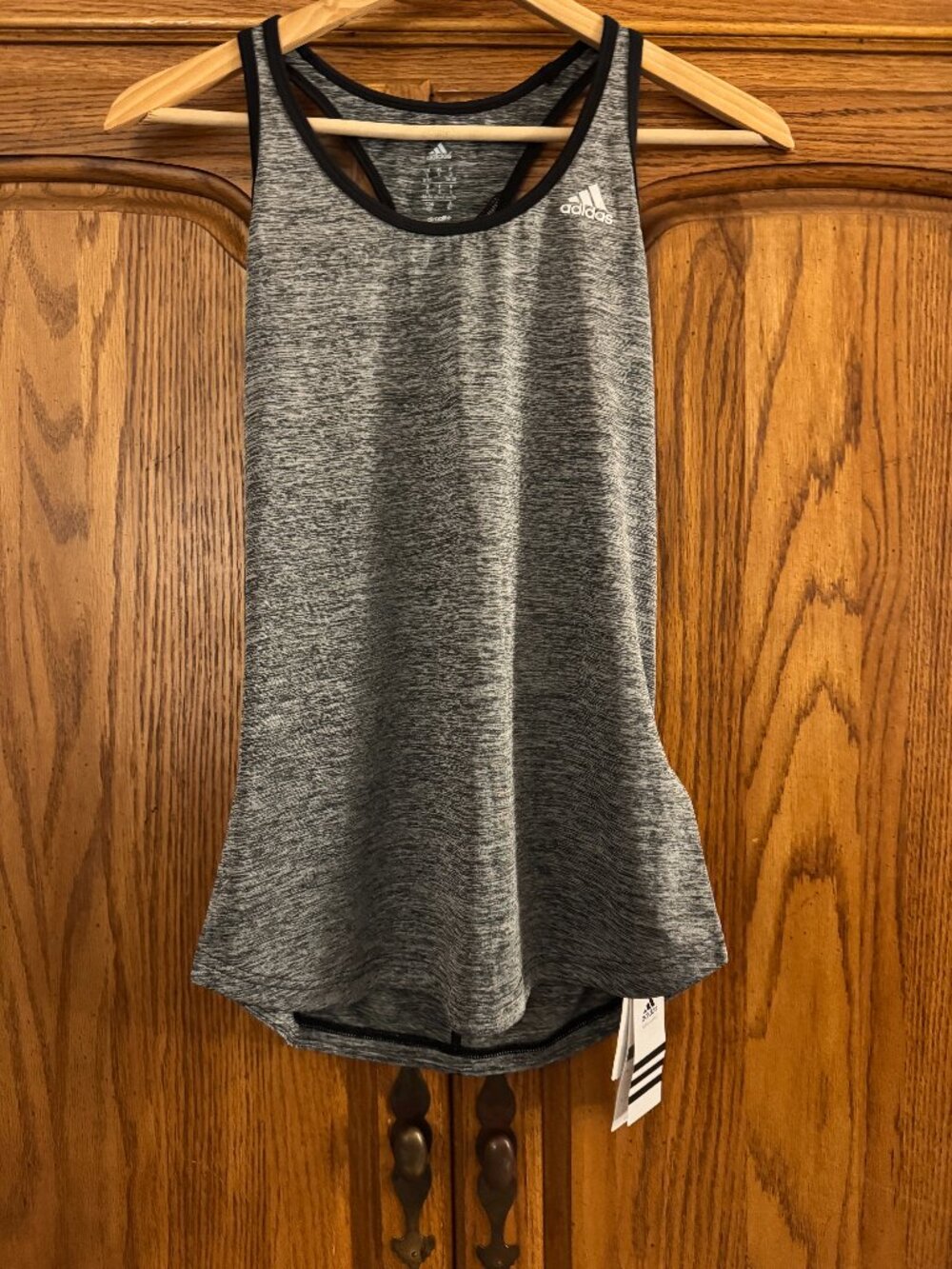 adidas Climalite Women's Grey Heather Performance Tank Top